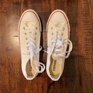 White Converse All Star Low Top Sneakers